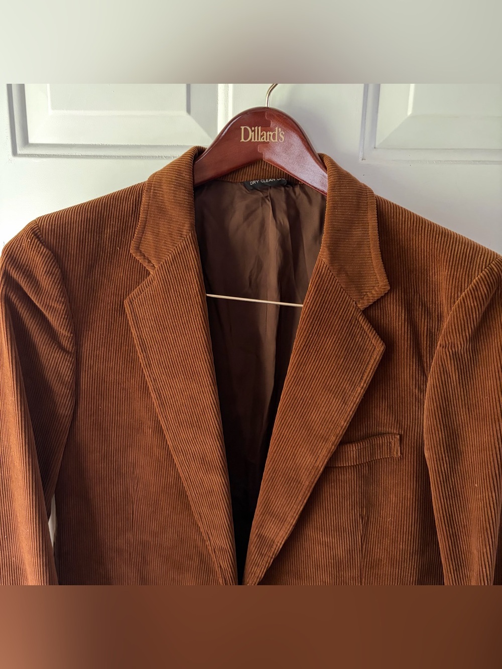 Corduroy Sport Coat in Rust Brown - Classic Men's Blazer